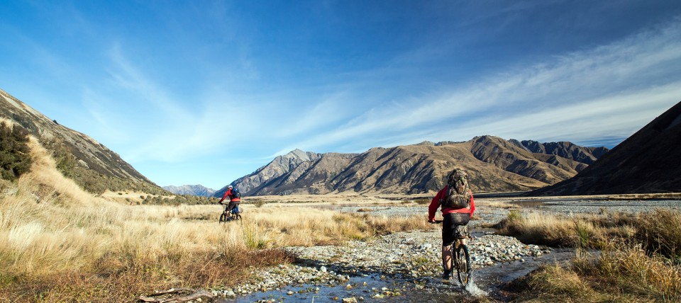 St James Cycle Trail crossing stream credit Bevan Triebels