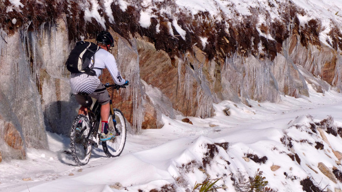 Old Ghost Road in snow credit Glenn Irving